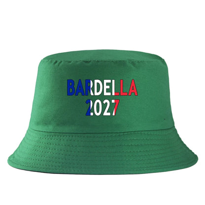 Bardella 2027 Print Bob Reversible Bucket Hat Women Men Summer Spring Travel