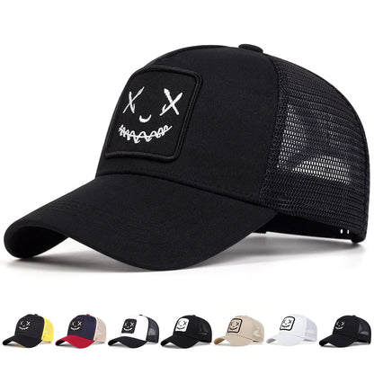 Unisex Personality Embroidery Baseball Net Caps Spring And Summer