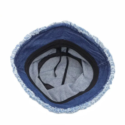 Winter Cotton Solid Warm Bucket Hat Fisherman Hat