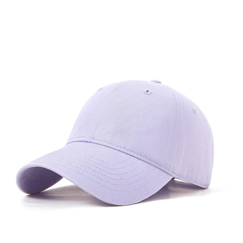 High Quality Soft Cotton Blank Golf Hat Ladies Solid Color Sun Cap