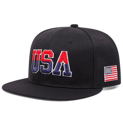Fashion Fastball Cap Classic USA Embroidered American Flag Baseball Caps For Men Women