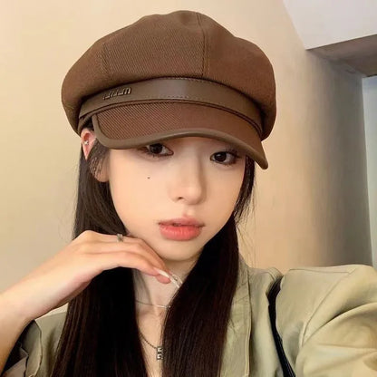 Retro Maillard Style Korean Version Versatile Hat Winter New Style