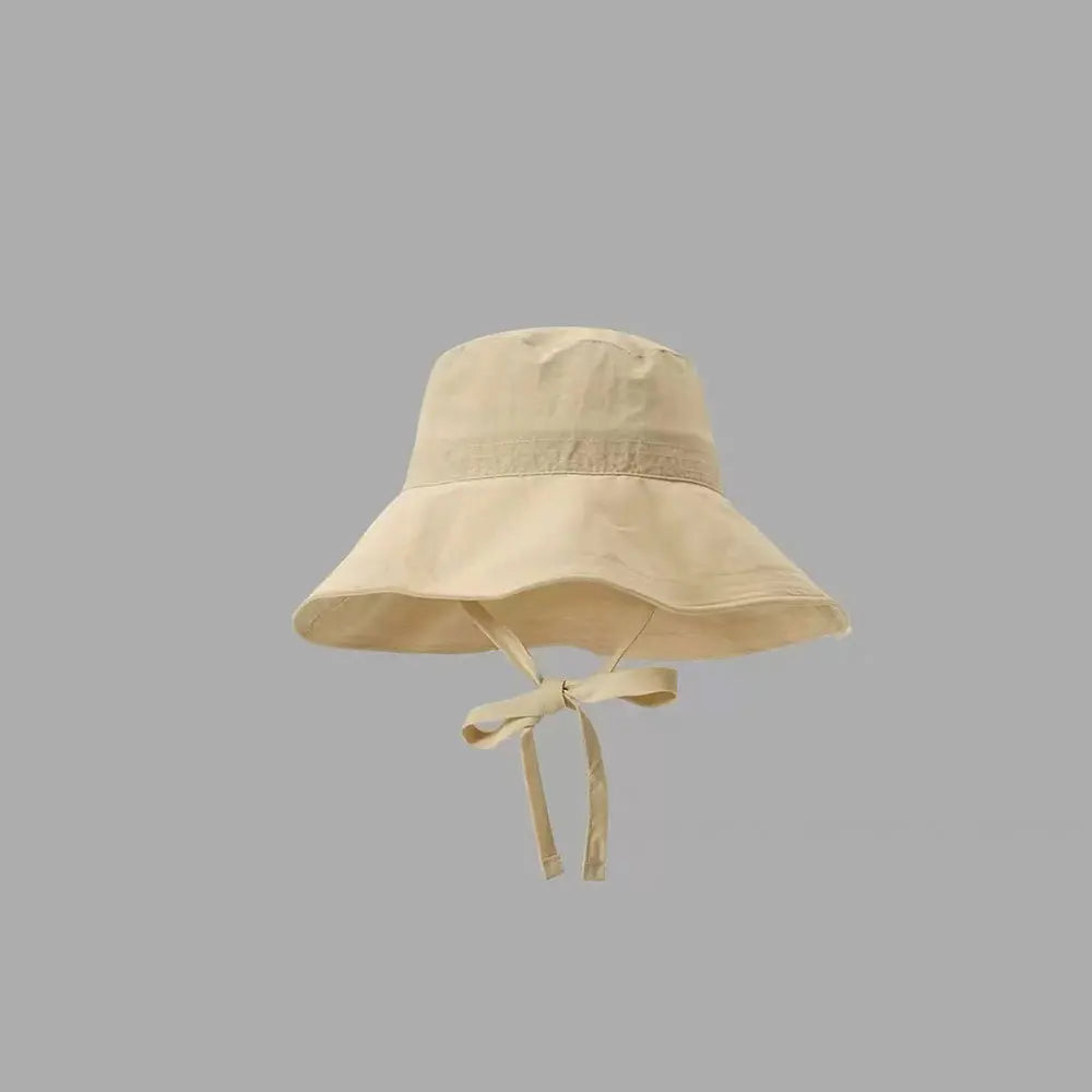 Fashion Solid Color Sunscreen Bucket Hat