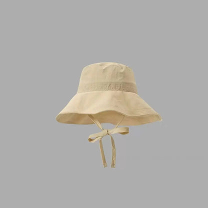 Fashion Solid Color Sunscreen Bucket Hat