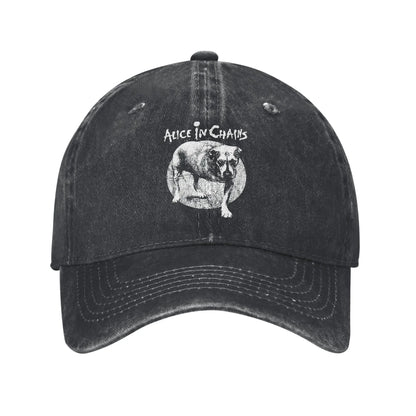 Rock Art Alice In Chains Band Casual Baseball Cap
