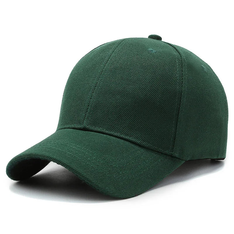 Unisex Cap Casual Plain Baseball Cap Adjustable Snapback Hats Hip Hop Cap Street Dad Hat