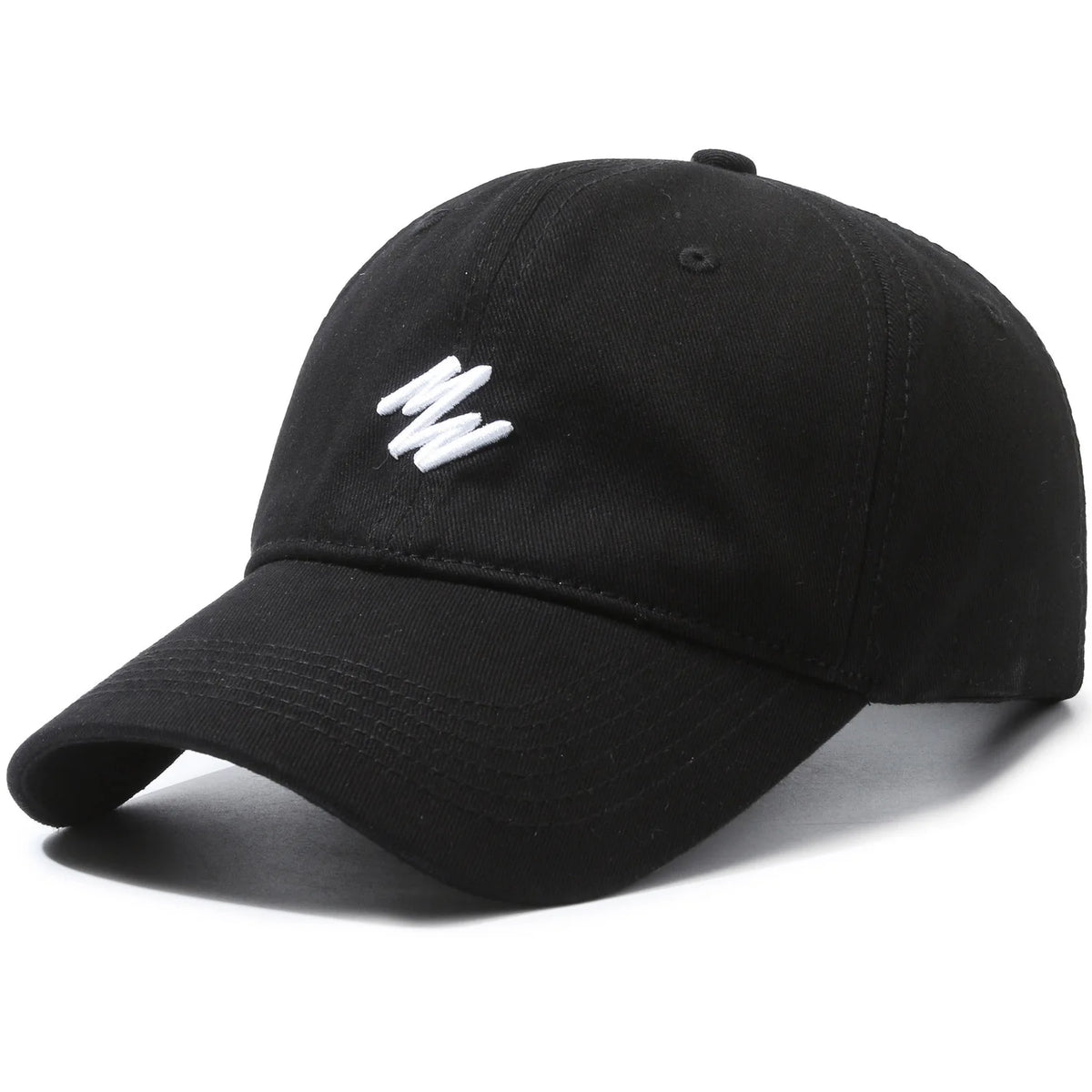Unisex Cotton Baseball Cap Large Face Soft Top Duckbill Cap