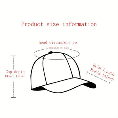 Unisex Adjustable Flat Brim Hip Hop Snapback Hat Solid Color Outdoor Daily Wear