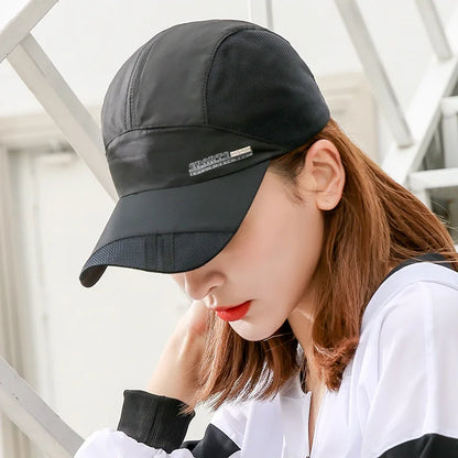 Quick Dry Men Baseball Cap For Sports Cool Mesh Summer Women Sun Hat