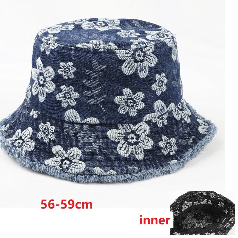 Washed Cotton Bucket Hat For Men Women Youth Teens Boys Girls