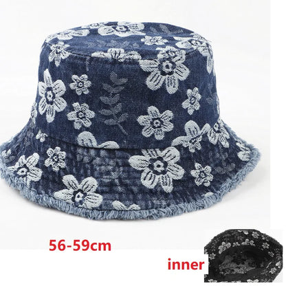 Washed Cotton Bucket Hat For Men Women Youth Teens Boys Girls