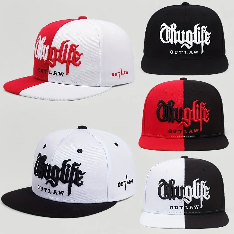 Thug Life Embroidered Fashion Snapback Cap