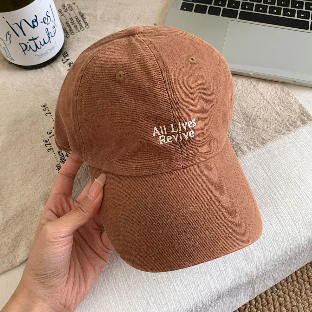 Solid Color Letter Baseball Hat For Women Embroidery Adjustable Sun Hat Girl Outdoor Causal Duck Cap