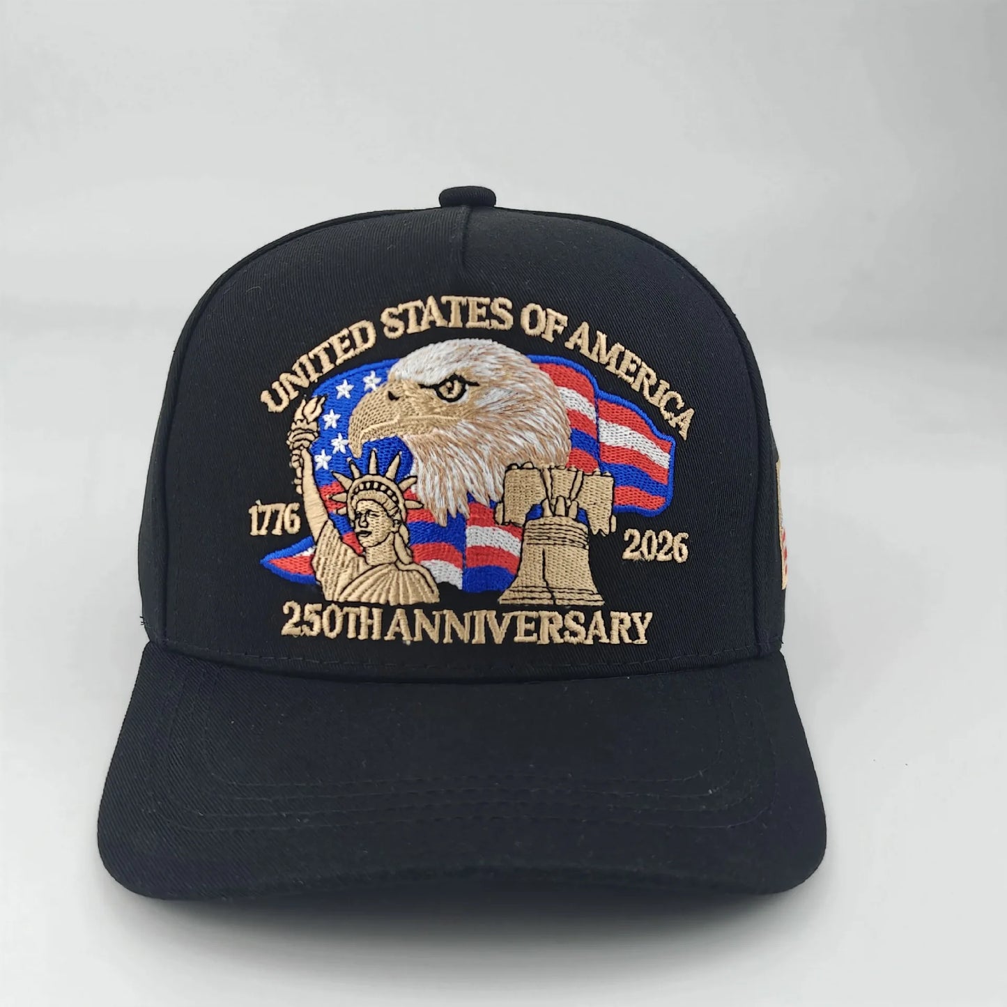 USA 250th Anniversary Eagle Print Hat Baseball Cap