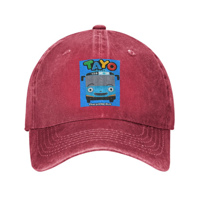 Tayo The Little Bus Denim Cap Casual Baseball Caps