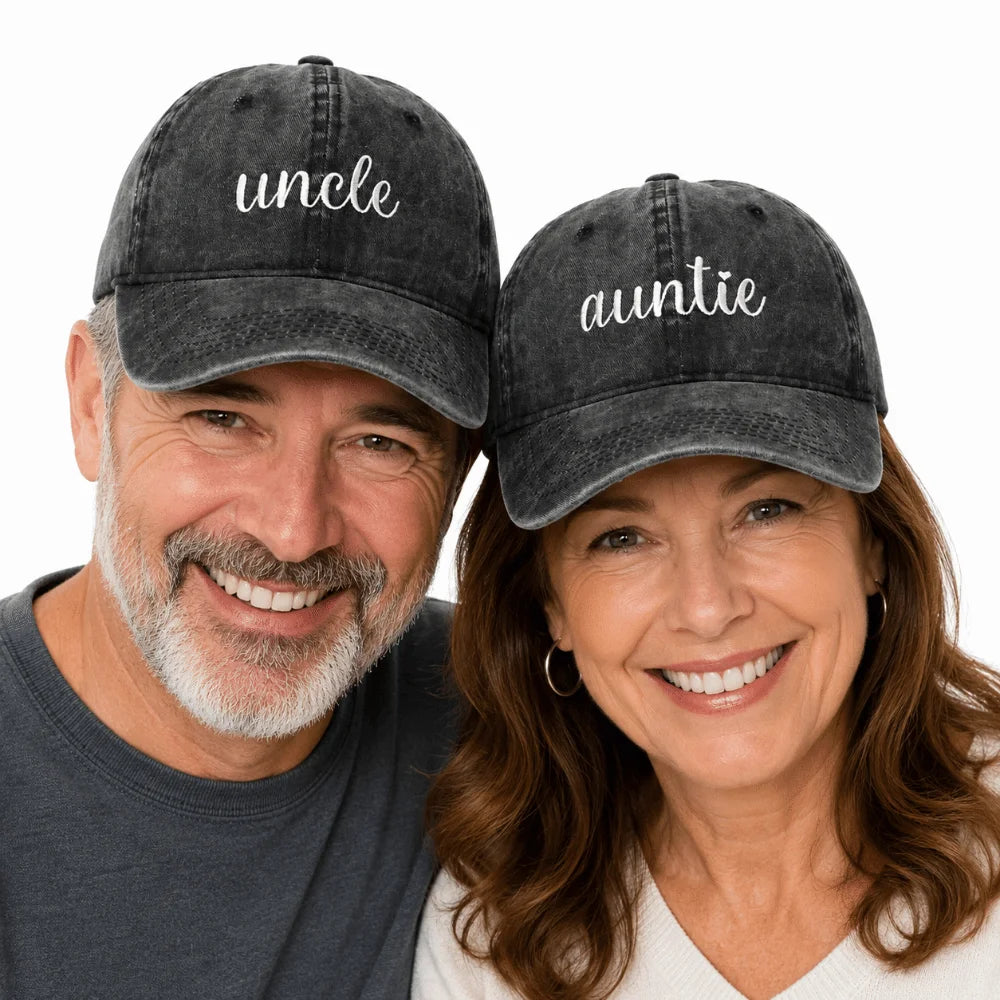 Fashion Washed Cotton Uncle Auntie Matching Caps