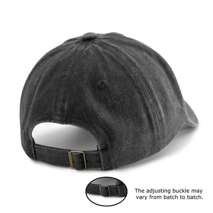 1pc 911 Print Washed Baseball Cap for Adults