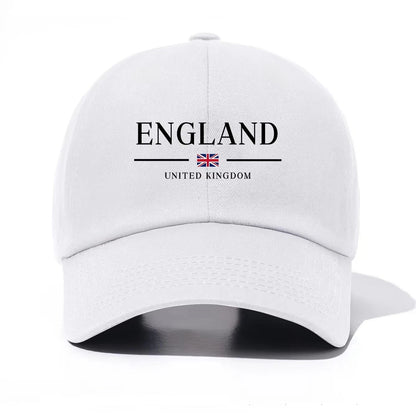 Fashion Casual England Print Baseball Cap Adult Child Minimalist Retro Style Casual Soft Adjustable Perfect As Gift Baseball Cap