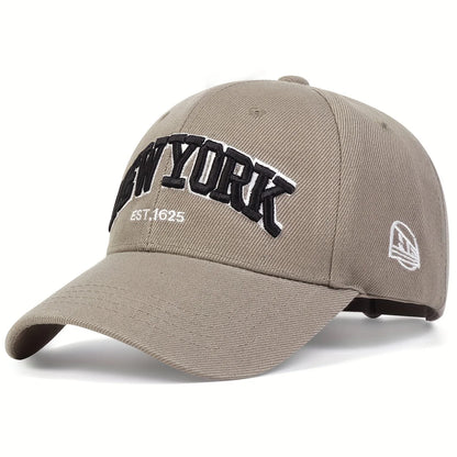 New York Letter Embroidery Baseball Caps Autumn Outdoor Adjustable Casual Hats Sunscreen Hat