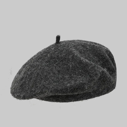 Korean Women Beret Hat Autumn Winter Fashion Casual Warm