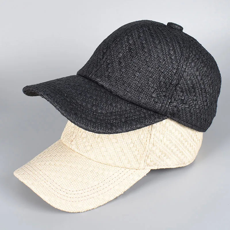 Straw Sun Hat Men Women Summer Baseball Cap