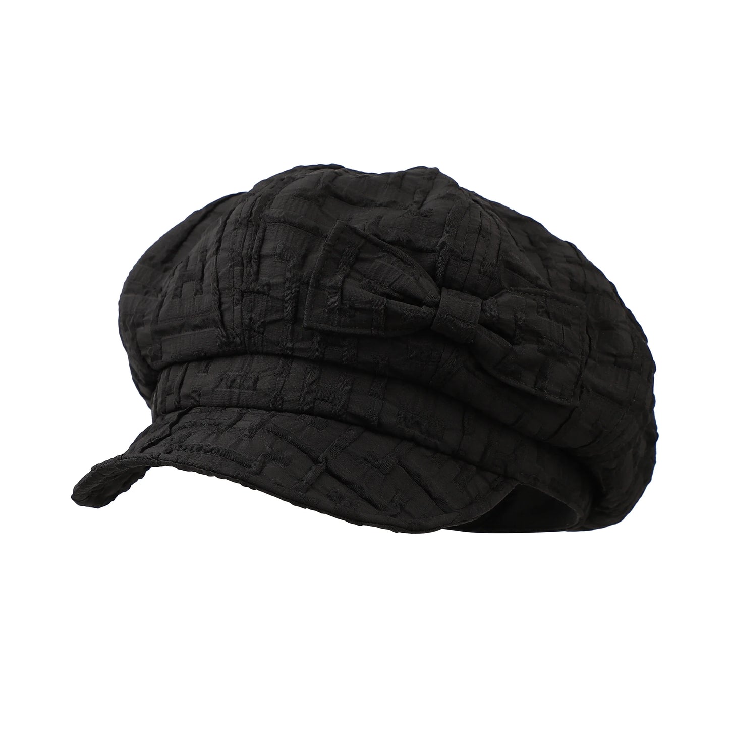Korean 2026 New Pleated Texture Newsboy Cap