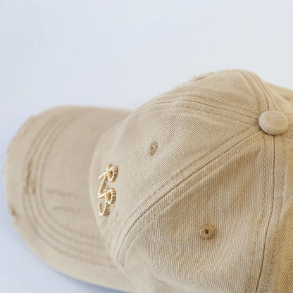 New Korean Luxury Baseball Cap Design Sun Hat American Youth