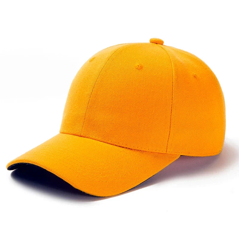 Unisex Cap Casual Plain Baseball Cap Adjustable Snapback Hats
