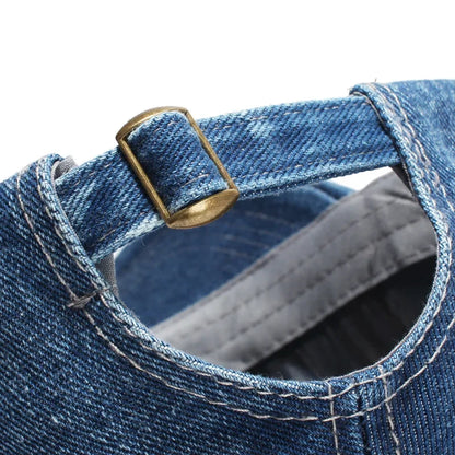 Z Embroidery Denim Baseball Caps For Men And Women