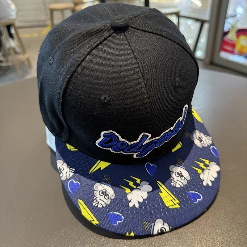 New High-End Fashionable Retro Flat-Brimmed Hat