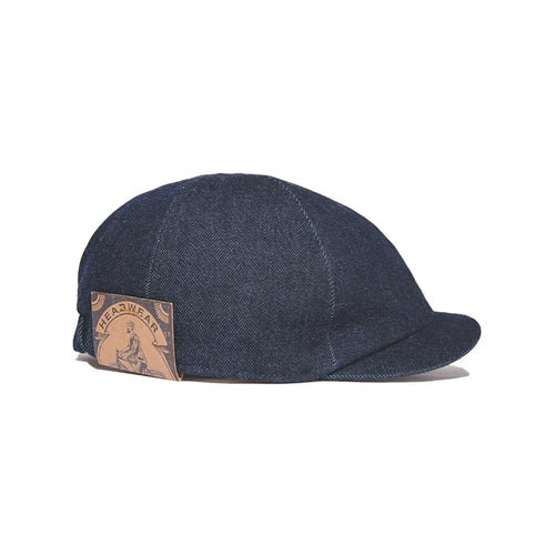 Retro Newsboy Cap Workwear Playing Cards Boy Scout Hat