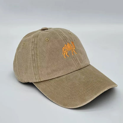 Camel Embroidered Exquisite Animal Vintage Cotton Baseball Caps Men Women