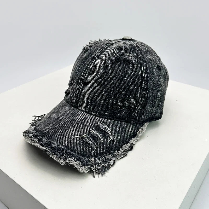 New Unisex American Vintage Broken Style Gradient Baseball Hats