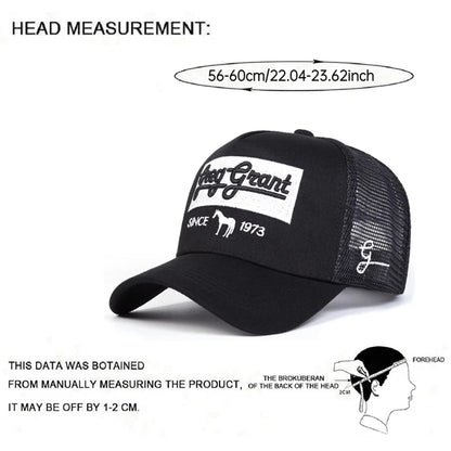 Baseball Hat Since 1937 Horse Embroidered Hip Hop Hat