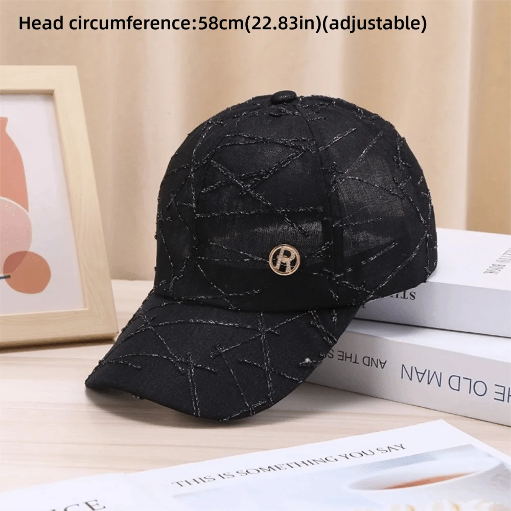 Fashion Letter Baseball Caps Simple Adjustable Sun Hats