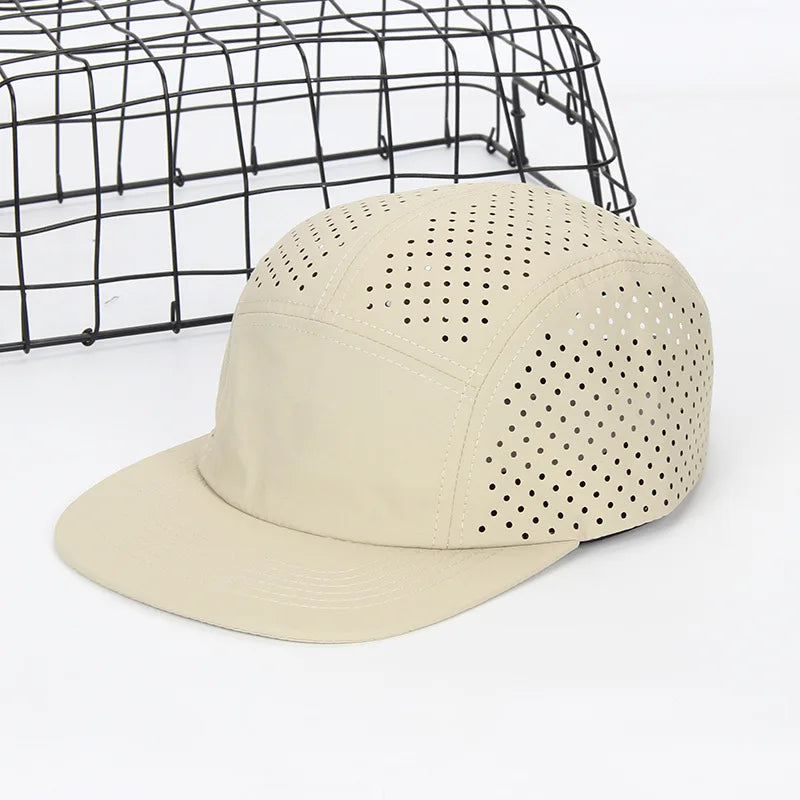 Outdoor Custom Logo Perforated 5-Panel Baseball Cap