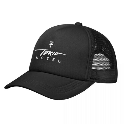 Unisex Tokio Hotel Pop Music Hats Outdoor Mesh Baseball Cap