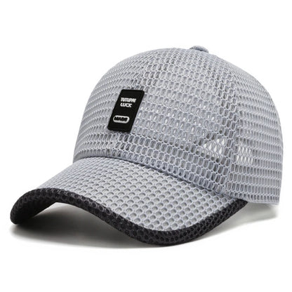 Men's Mesh Baseball Cap Breathable Summer Caps Dad Hat
