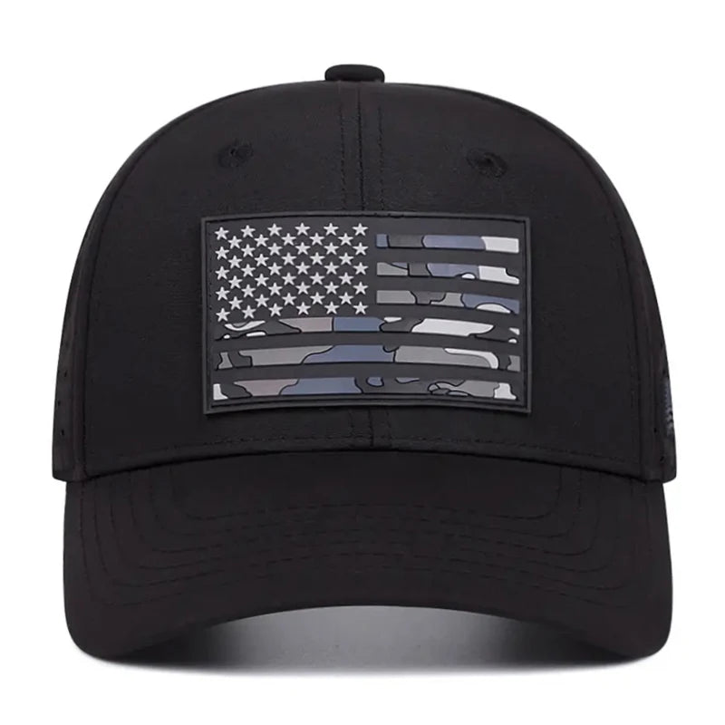 Fashion Hip Hop Hat Offset Printing American Flag Baseball Hat