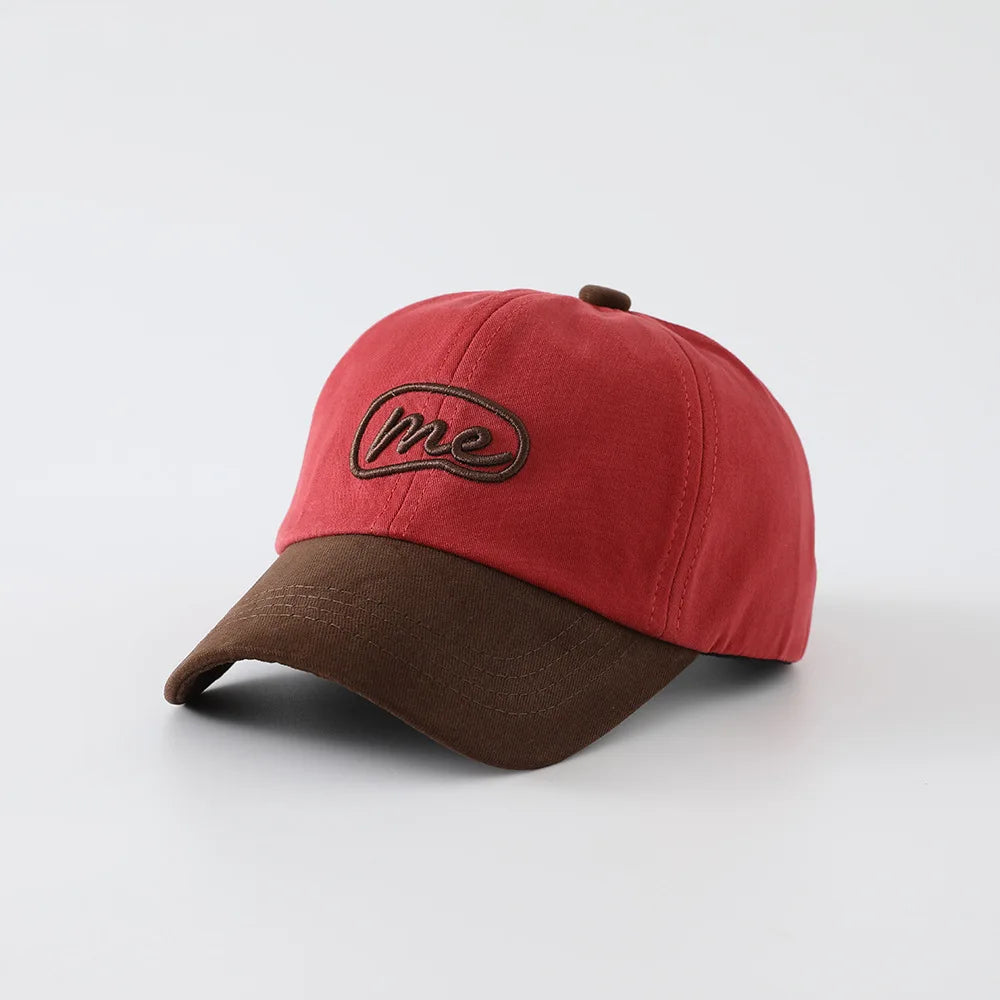 New Autumn Letter Embroidery Baseball Cap Fashion Style Baby Boys Girls Sun Hat Korean Caps Children