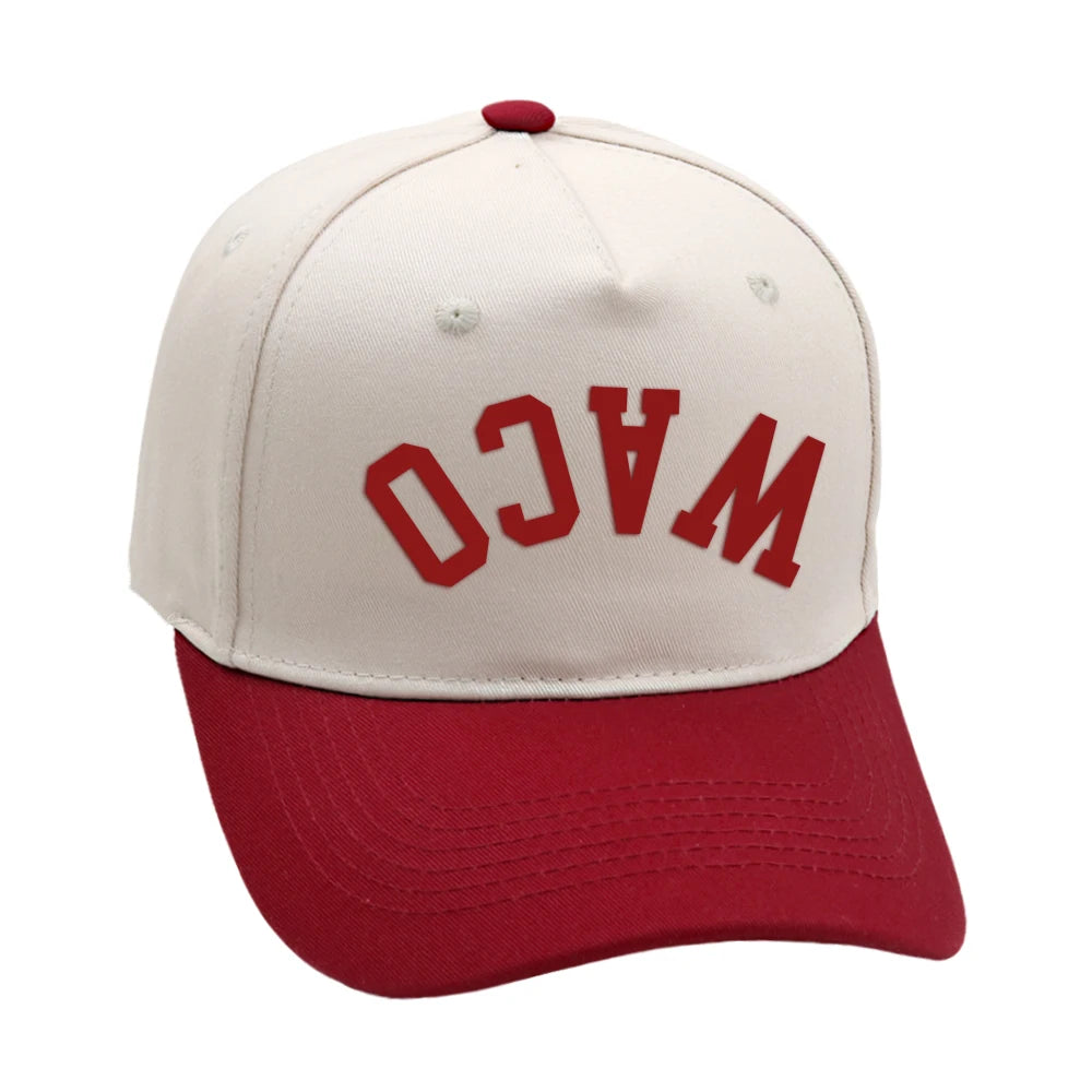 3D Embroidery Baseball Cap Retro Style Adjustable Unisex