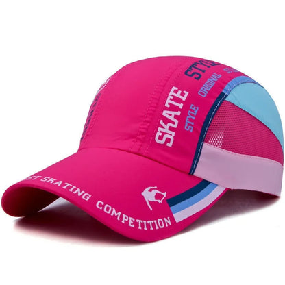 Letter Patchwork Mesh Mesh Baseball Cap Spring