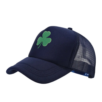 Fashion Clover Pattern Driver Hat Men's Summer Baseball Cap