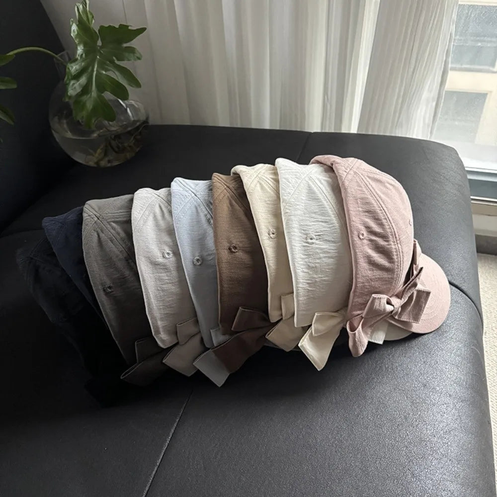 Sweet Lightweight Bowknot Baseball Caps