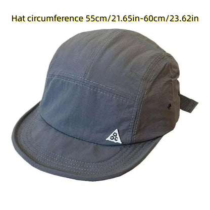 Casual Short Brim Duckbill Cap Quick-Dry Adjustable Sun Hat