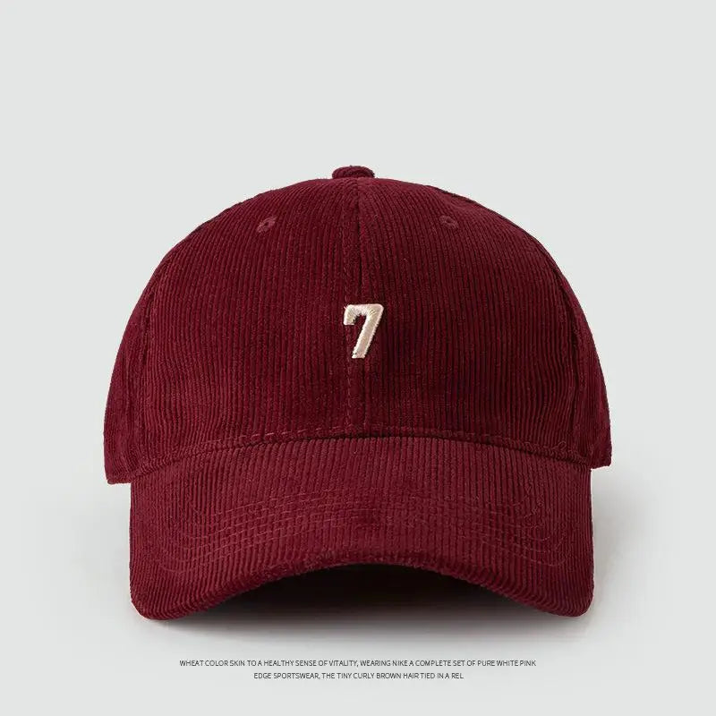 Winter 60-65cm Large Size Corduroy Baseball Cap For Men Women