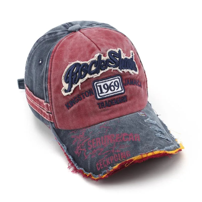 Retro Letter Embroidery Baseball Caps