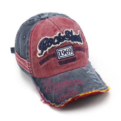 Retro Letter Embroidery Baseball Caps