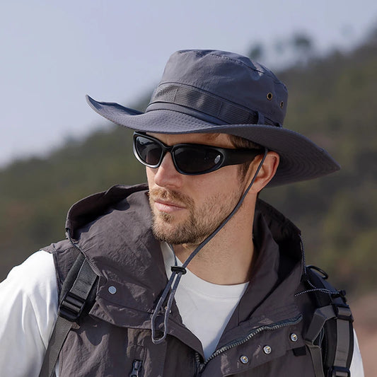 New Spring/Summer Breathable Big Eaves Fisherman Hat