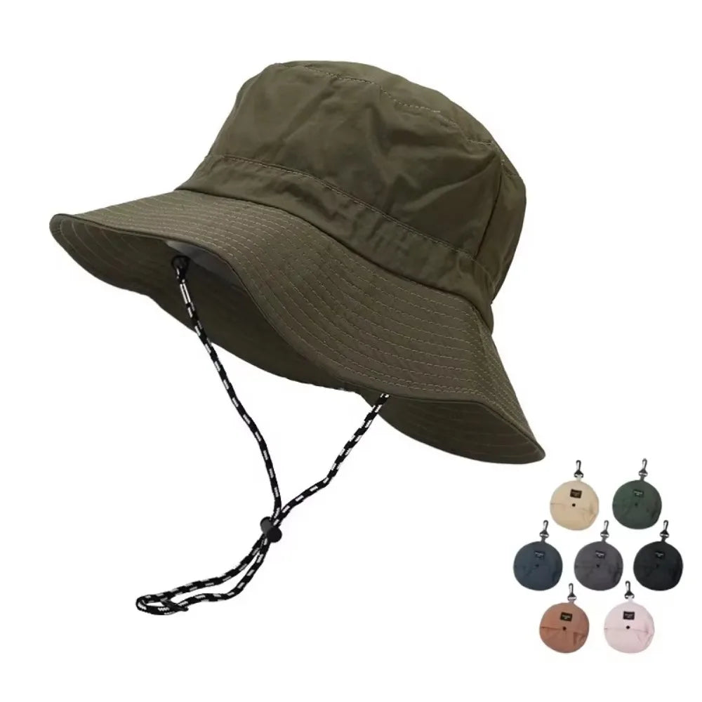 Waterproof Fisherman Hat Women Foldable Summer Sun Anti-UV